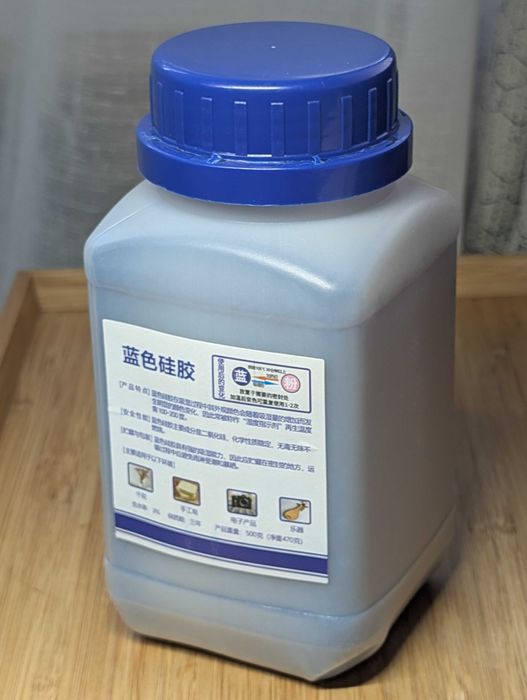 Silica gel albastru 500g reutilizabil, desicant anti-umezeală