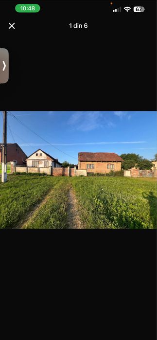 Casa 3 camere bucatarie+1600 mp gradina