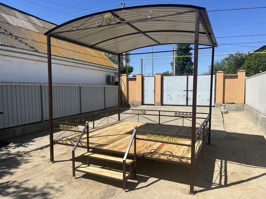 Тапчан лофт стол и стуля навесы