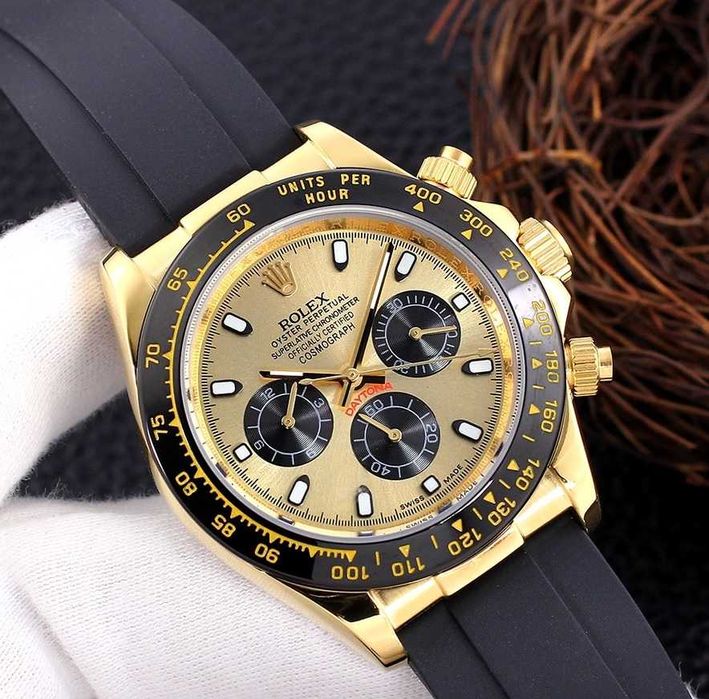 CEAS ROLEX DAYTONA Gold Silicone Edition AUTOMATIC Calitatea 1 Nou2026