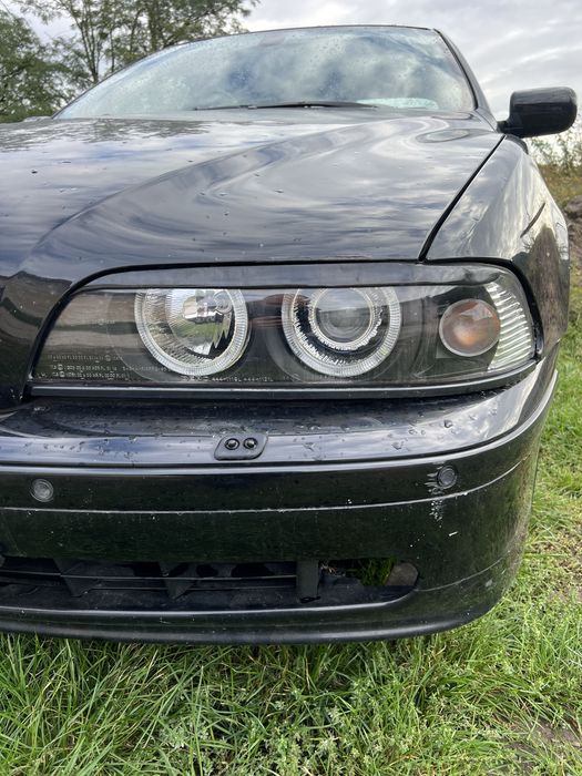 Set faruri cu lupa si angel eyes Bmw E39