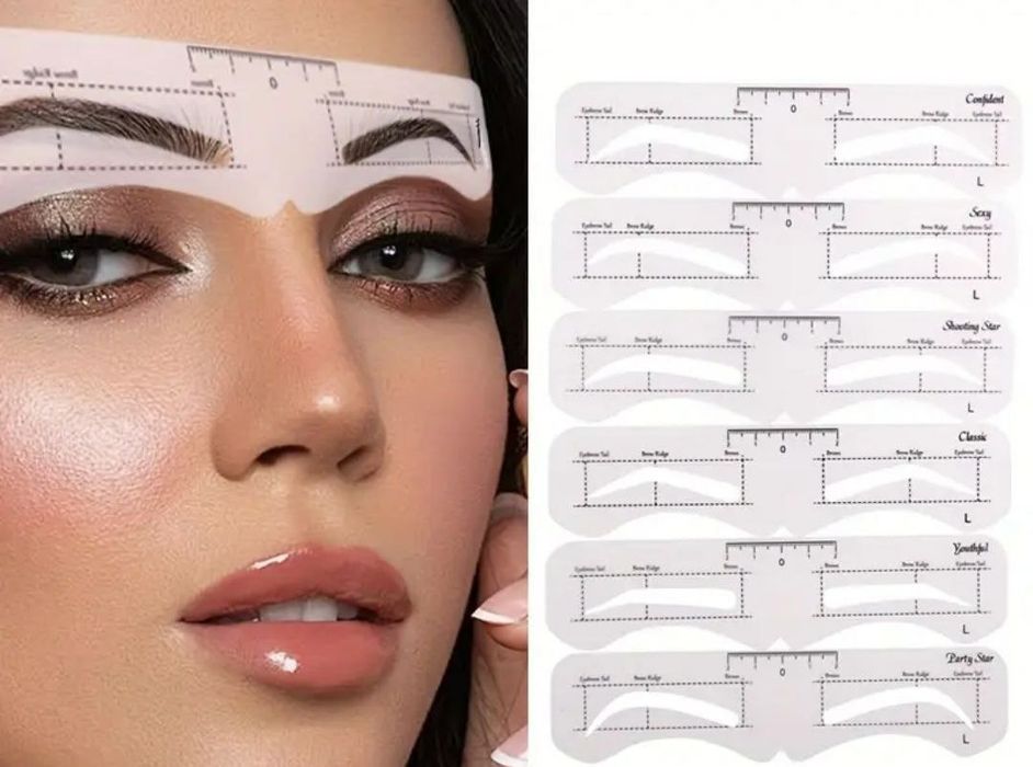 Трафареты для бровей