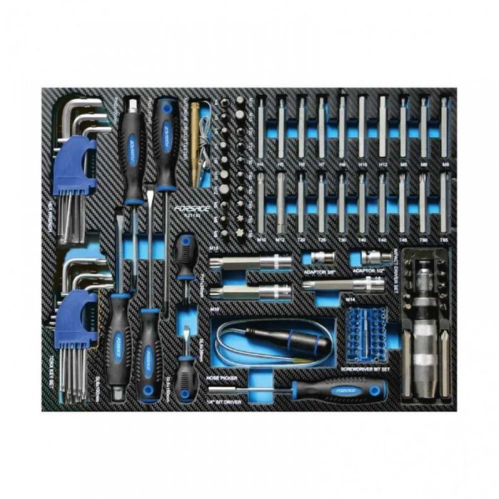 Шкаф с инструменти със 7 чекмеджета – 5 пълни Forsage