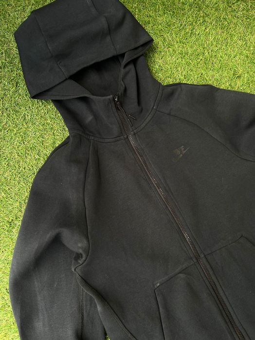 Мъжко горнище : Tech Fleece Zip Through Hoodie In Black XS