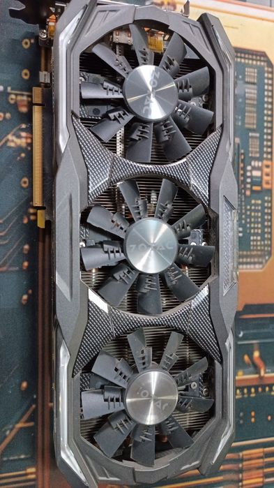 Видеокарта мощная Zotac 1080