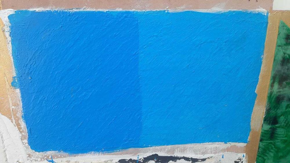 краска для бассейна. резиновая, акриловая, разноцветная.