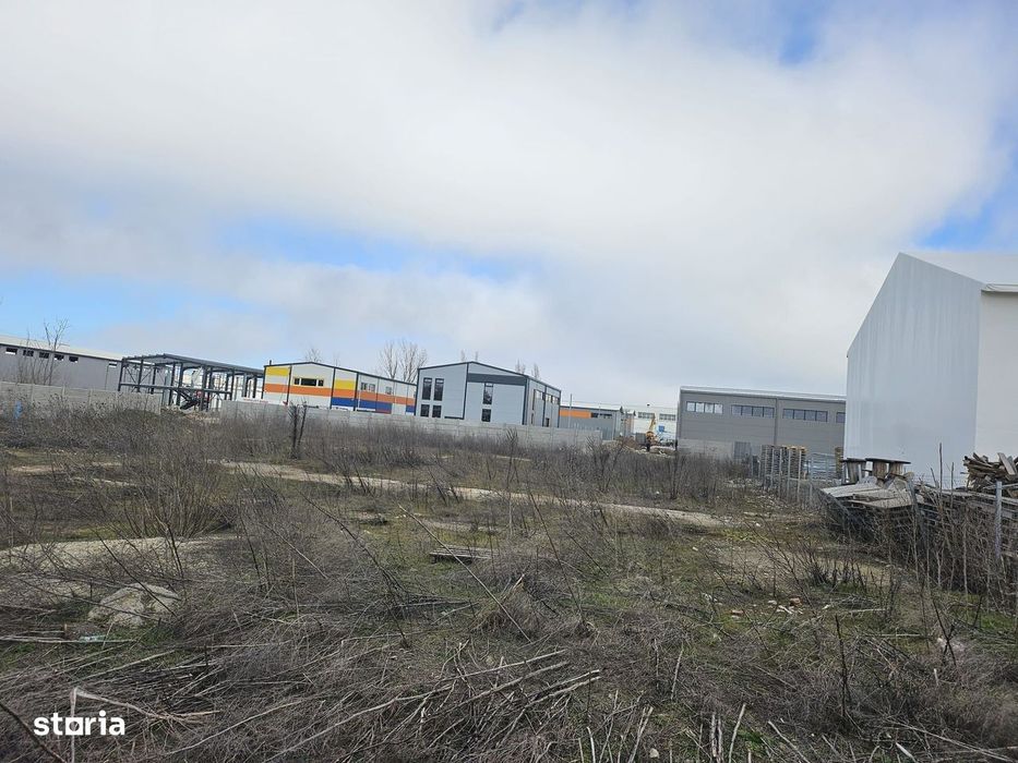 2500 mp teren industrial   stradal Popesti Leordeni