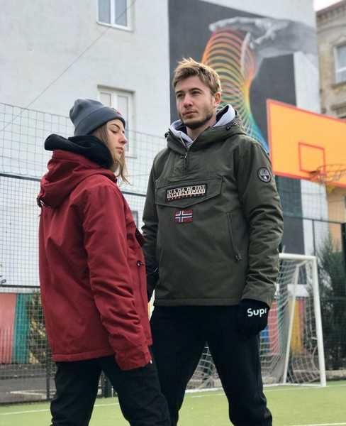 NAPAPIJRI Rainforest Анорак Куртка - Winter Зеленая S размер Доставка