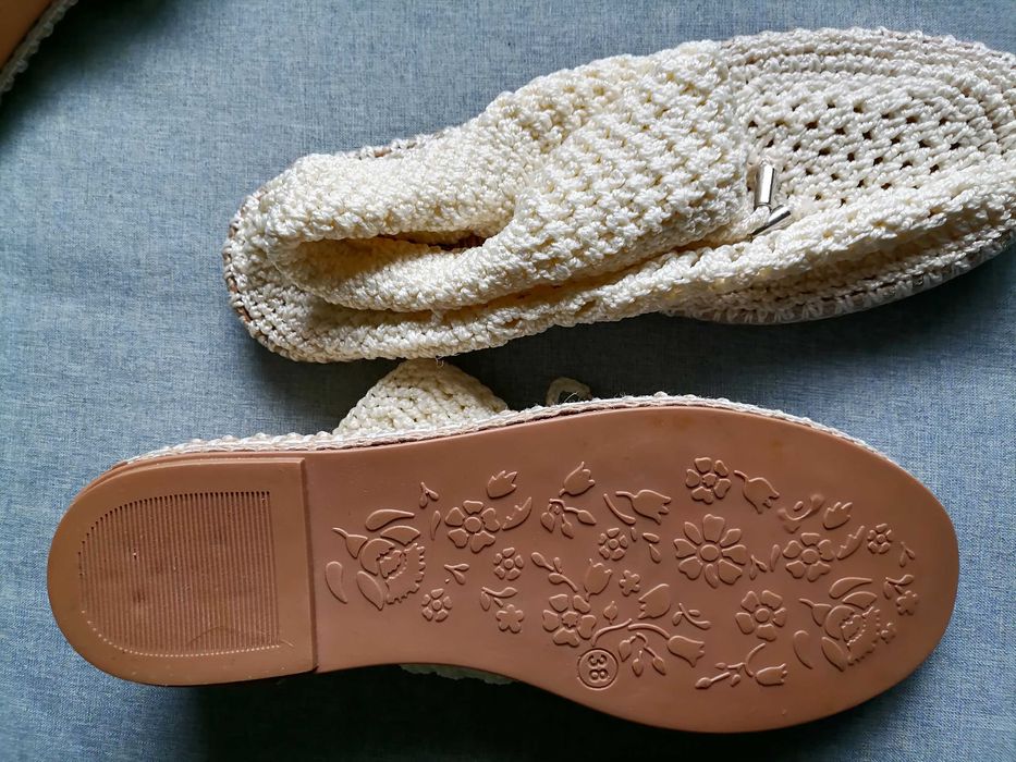 Еспадрили плетени ръчна изработка