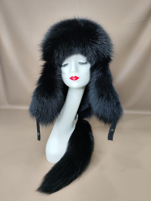 Тымак из меха песца