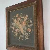 Tablou goblen cu tenta florala