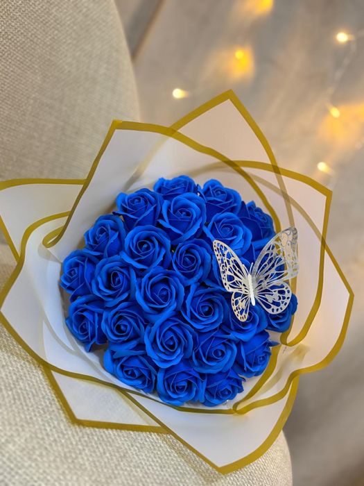 Buchet de 25 trandafiri din sapun
