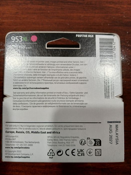 Vând cartușe imprimanta HP XL