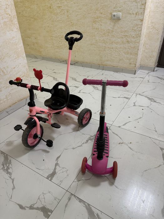 Продам велосипед и самокат