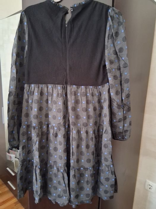 Нова рокля LUCY сиво, черно