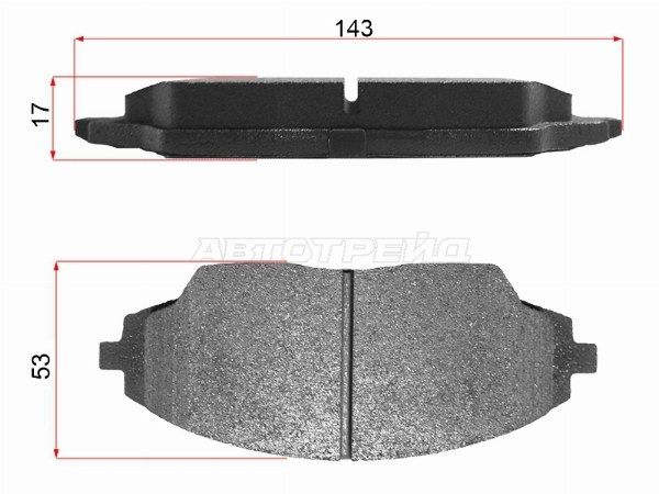 Колодки тормозные Chevrolet Aveo