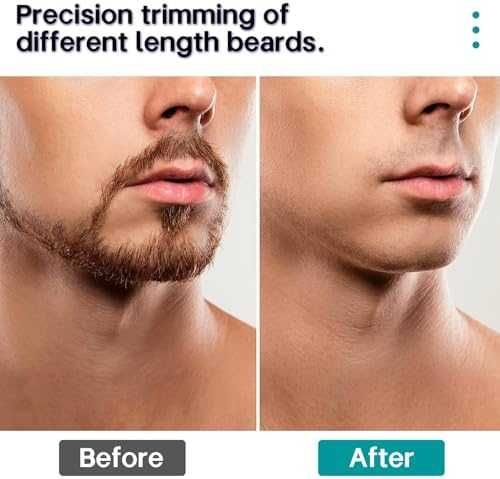 Нов Тример за брада и тяло 20 степени, LED дисплей, прецизен нож мъже