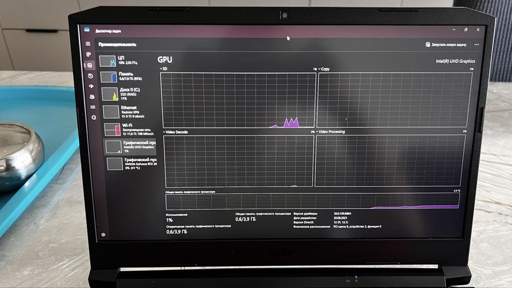 Продается ноутбук acer nitro core i5 11th