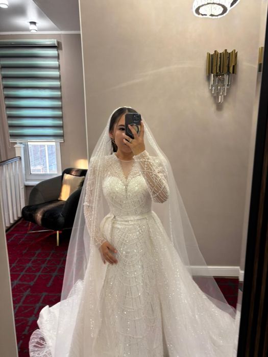 Продам свадебное платье .