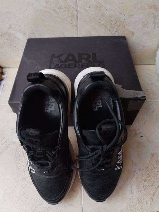 karl lagerfeld kl51710-000 - страхотни мъжки кецове 43