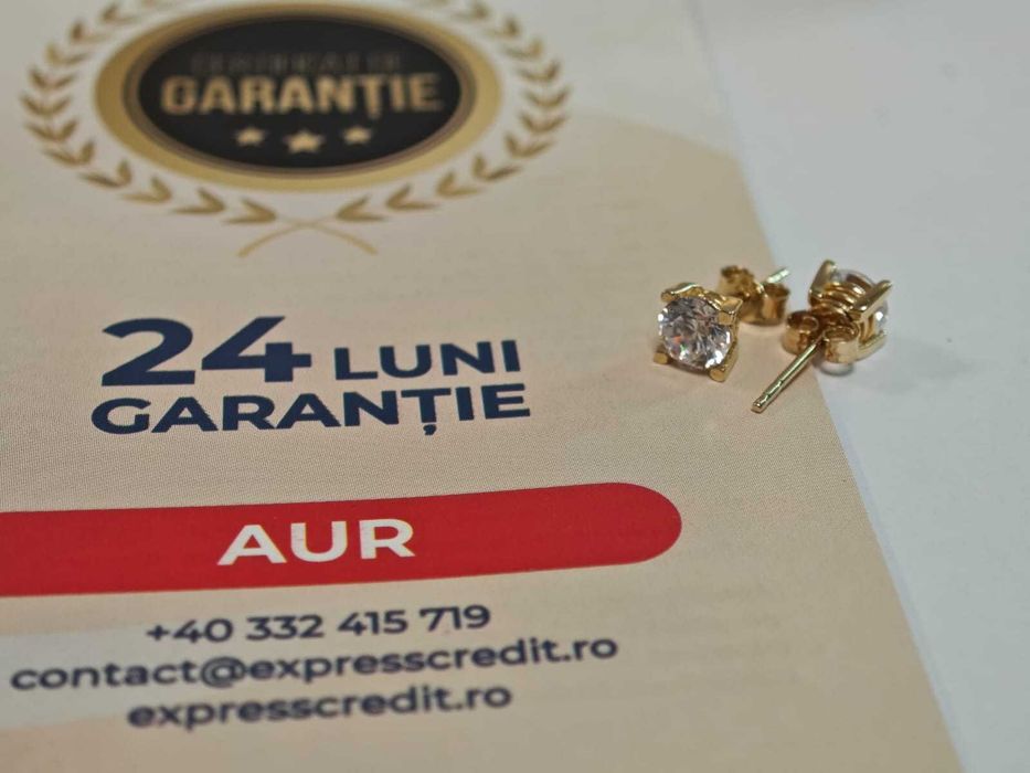 (AG 35) Cercei aur 14K 1.51 gr  b.33978