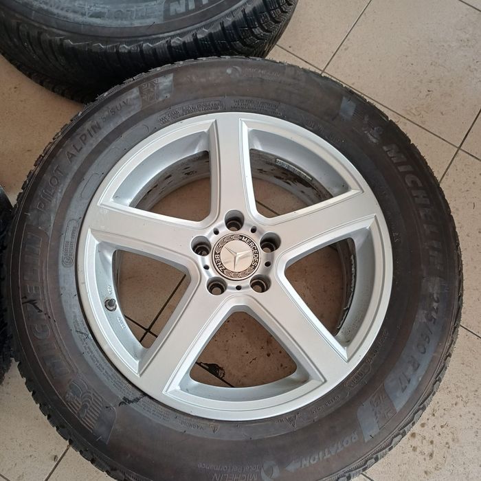 Jante Mercedes Glk+anvelopele 235 60 17 noi Michelin