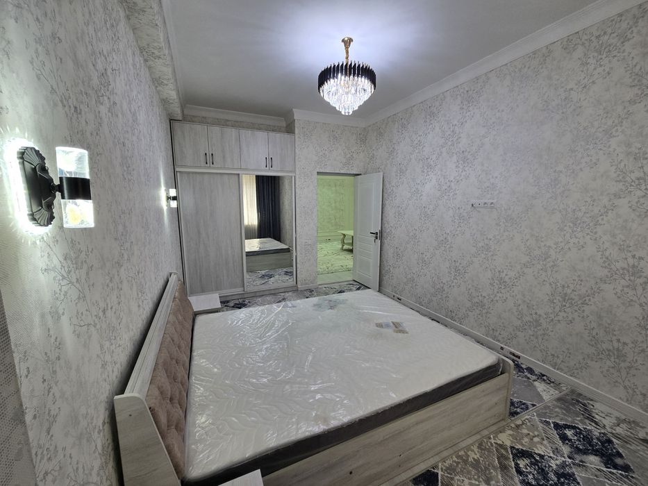 Ижарага уй 2 хона янги евро ремонт.