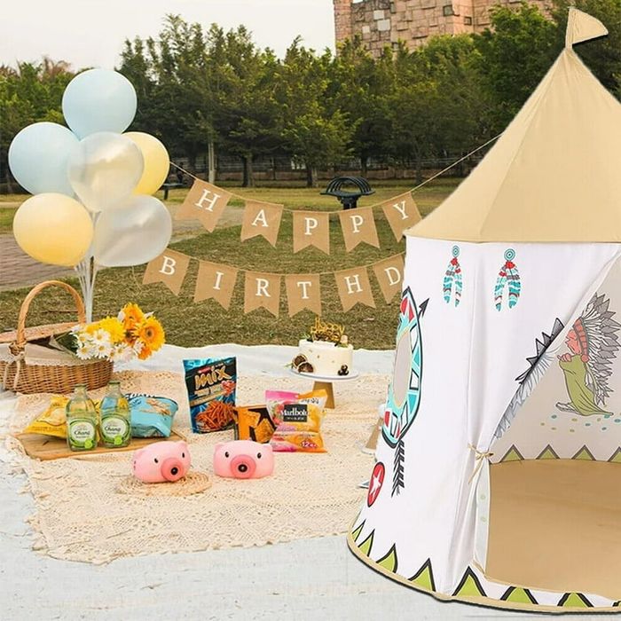 Детска палатка за игри Индианска палатка за деца за дома и двора