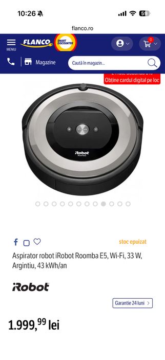 Robot aspirstor IRobot