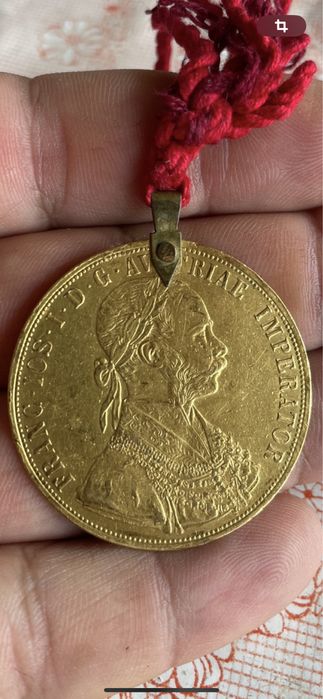 4 ДУКАТА ФРАНЦ ЙОСИФ I Златна монета