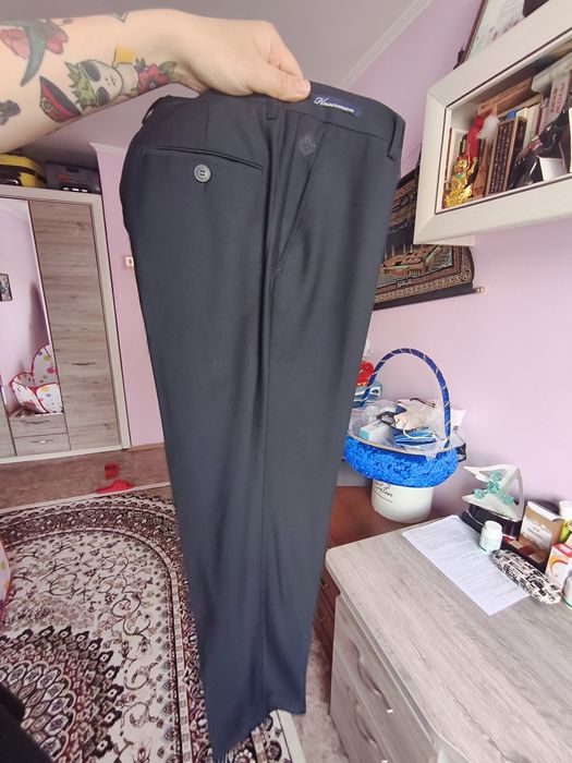 Пиджак + брюки в темно синем цвете