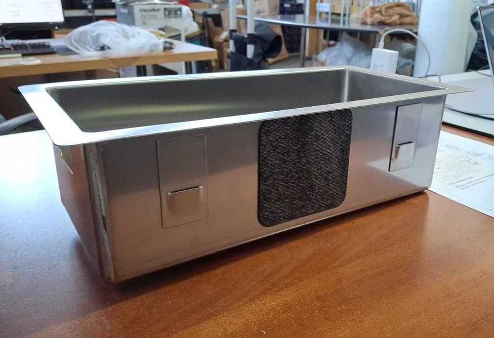 Chiuveta bucatarie Mizzo Linea, 18-40 cm, otel inoxidabil, argintiu