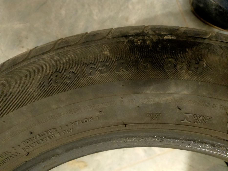 185/65/15 Летний шины на акцент