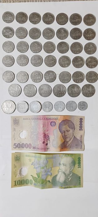 Vând bacnote și monezi vechi