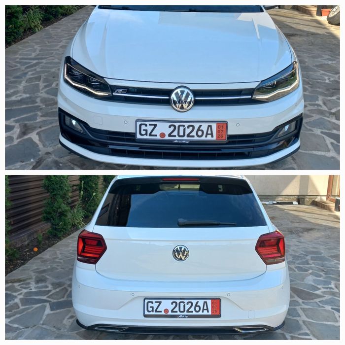 Vw polo R line/1.6 tdi 90cp/2019 Euro 6/full led bixenon Matrix etc