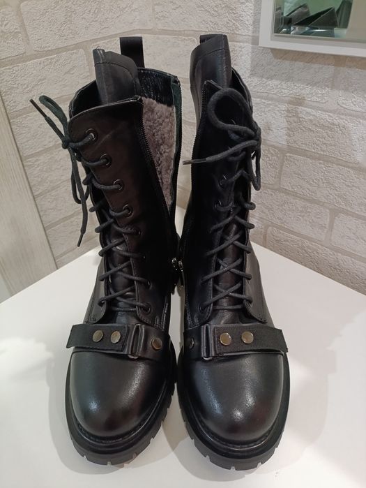 Зимние сапоги натуралка