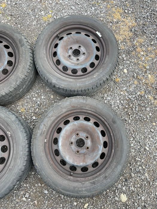 Jante tabla 5x112 vw audi skoda seat cu anvelope de vara 205 55 16