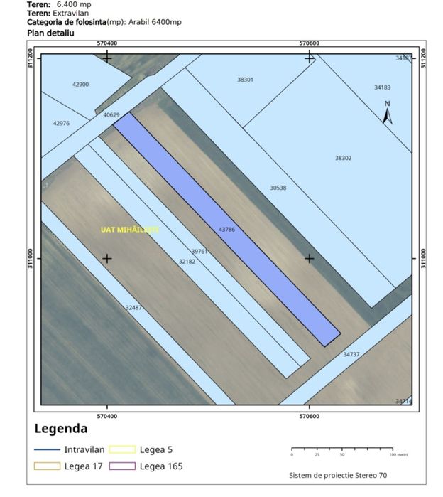 Teren  Premium  DN6  Mihailesti- Ideal Hale/ Comercial/Investitie