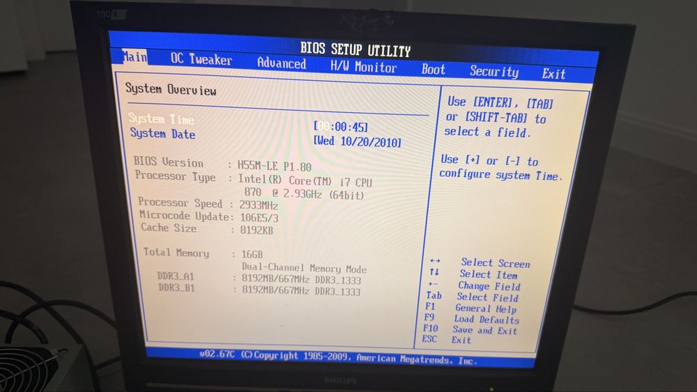Kit Intel i7 870 +16Gb Ram DDR3