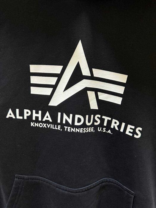 черен суичър Alpha Industries - M