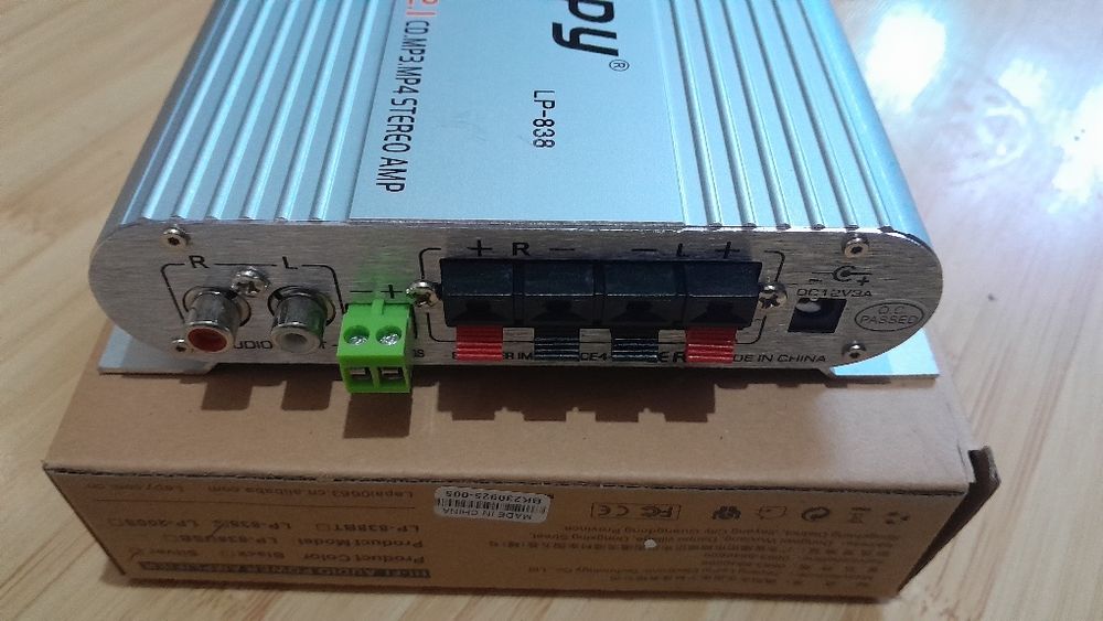 Amplificator 2x20w+20w subwoofer,12v