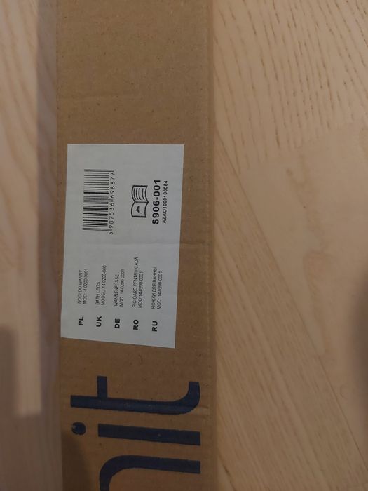 Vand Cada acril Cersanit smart 170×80 cm