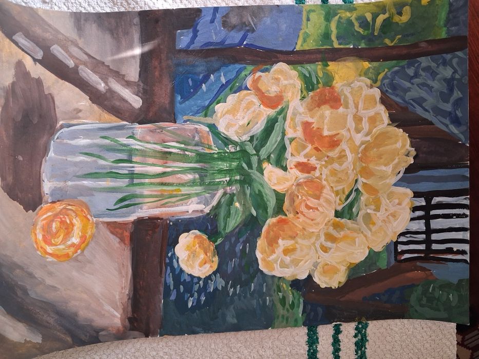 Картины юной художницы.