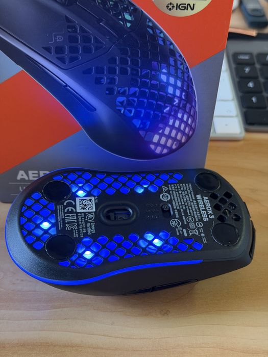 SteelSeries Aerox 3 Gaming Mouse Геймърска Мишка Грйминг