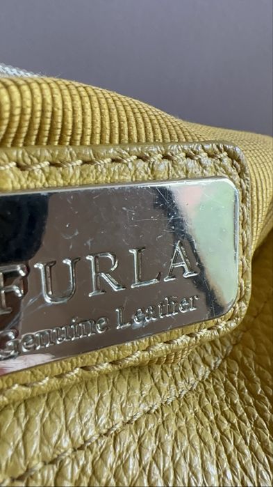 Furla чанта естествена кожа