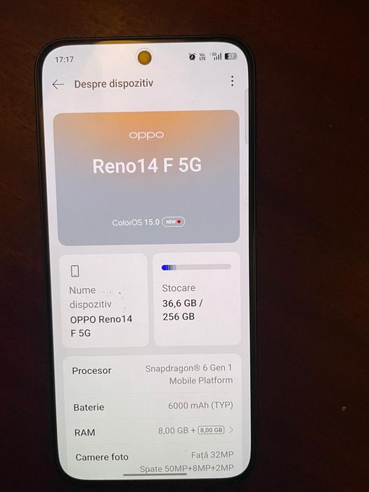 Oppo reno 14F 5G