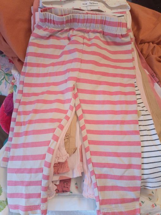 pantaloni bebe/set colanti  bebe /set  pantaloni colanți noi 86 cm