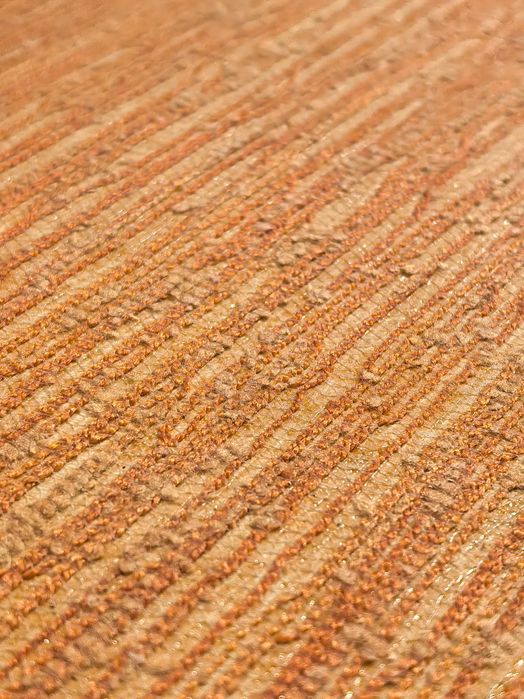 Tapet texturat din fibre naturale, portocaliu cald