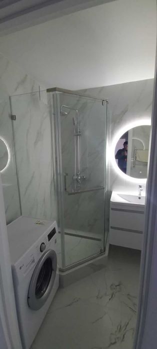 Душевая кабина трапеция