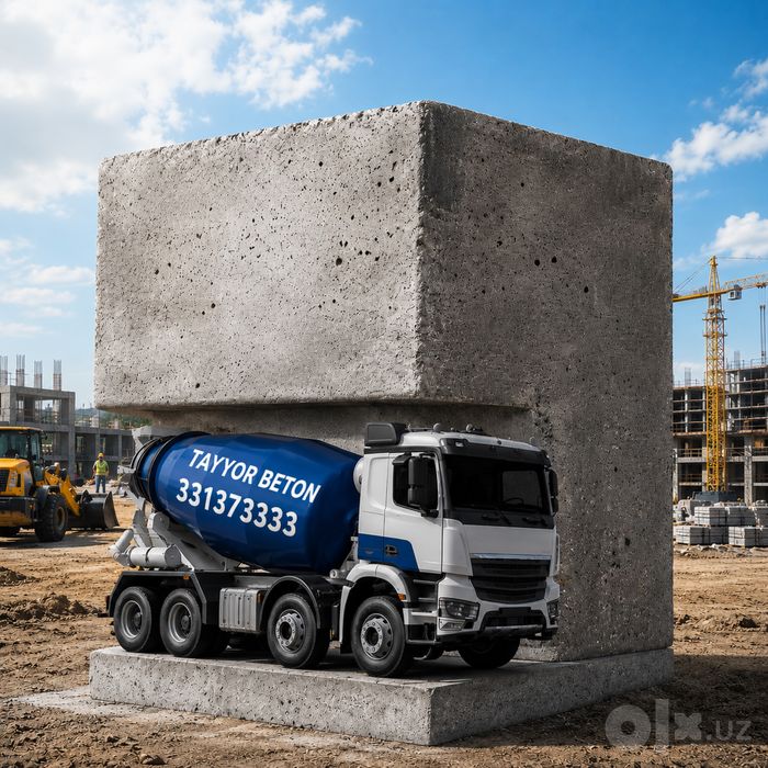 Beton Biton Tovarniy beton Товарный бетон Бетон в Ташкенте